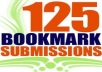 submit your site on 125 social bookmarking sites (buy 2 get 1 free)