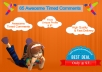add 65 awesome Timed comments on your soundcloud Track and help you to get top on Google only 