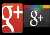 give you 100 + Google Plus one votes
