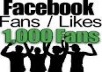 give you 1000+fans like your new/old fan page