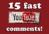 give you 50 custom comments and 50 likes on your youtube videos