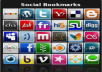 create 1000 social bookmarks to you website/urls+ping