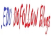 provide you my list of 2000+ dofollow EDU urls PR4 to PR6