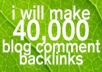 make 39,989 blog comment backlinks