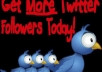 add 25555+ REAL looking followers to your twitter account without your password 24hrs 