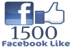 Give You 1500 Fake FACEBOOK Likes Guaranteed On Your Fans Page Without ID Pass