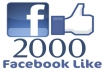 Give You 2000 FACEBOOK Fake Likes Guaranteed On Your Fans Page Without ID Pass