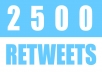 etweet your message to 250,000 users and add 2,500 real followers to your account "Express" delivery