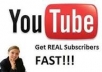 give you 80 youtube real subscriber from real youtube account ( my special offer to you )