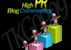 make 30 High PR Booster 3xPR6 7xPR5 10xPR4 10xPR3 Manual Dofollow Backlinks via Blog Comments