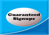 provide you 100 unique signups for your referral link at any site
