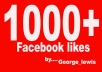 give you 1000+ Facebook likes within 48 hours To your fanpage