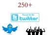 give you verified 250 twitter followers