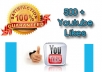 add 500+ genuine, real and Permanent YOUTUBE video likes