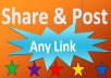 Submit+publish+shown+promote+share your exclusive websites URL and any type of link over 10 million (10000000) facebook groups or Fan and 10000 Facebook friends wall post