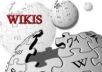 create over 1200+ Wiki contextual backlinks from unique high PR sites including EDU and use lindexed for indexing