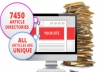 spin and submit your article to 7450 Directories, Get 500+ Google Backlinks + Ping just