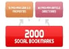 create 75 PR3 to PR8 seo LlNKWHEEL and 2001 social bookmarking backlinks