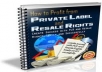 give you 10 Brand New Niche Market eBooks With Private Label Rights
