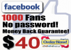 Get You 1000 Facebook Likes Without Password
