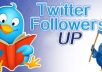 give you 250 Twitter Followers in 1 day