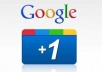 give u 20+ 100% manual google+1 in 5 day