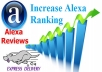 improve your ALEXA ranking overnight, get all your websites into Alexa top 1 million in 1 to 2 weeks 