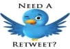 give you 100 real Twitter Retweets