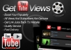 Get +25,000 [Safe & Real] humans YouTube views to your video Only