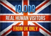 send 10,000 real human visitors from UK to your site