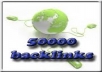 create 50000++ Instant Verified Absolute Quality BACKLINKS from 10000+ Unique Domains to your site just