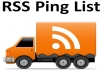 Ping RSS of you&rsquo;re site to 160 ping services to guarantee your feed get pinged and crawled or your money back