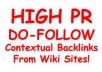give you High Authority Wiki List