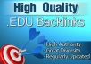 Create 20 EDU DOFOLLOW Backlinks