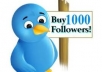 give you verified 1000 twitter followers only