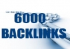 create 6000 VERIFIED backlinks for your website