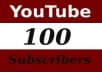 give you 110+ you-tube SUBSCRIBERS OR LIKES for your you-tube video only