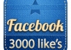 add GUARANTEED 3000 facebook fans/likes to your fan page very fast