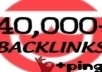 ✔make 40000 blog comment backlinks just✔