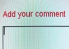 make comments on your product page/Blog Post/Forum