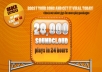 give you 20,000+ soundcloud plays in 48 hours