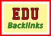Create 350 EDU Backlinks for ANY Website or url Google Love Edu Links and give your great SERP ORDER NOW!!!!