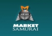 perform in-depth keyword research and provide high traffic, low competition keyphrases on a niche using market samurai software 