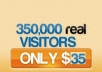 give you 100,000 real human visitors to your website or affiliate link