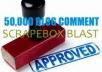 blast 50000 blog comments to increase your position in Google search