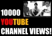 advertize and deliver around 10,000 unique views to your YouTube channel