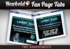 create a PROFESSIONAL Timeline Facebook Fan Page Tab for