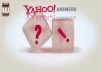 ask your website related 10 questions in yahoo answer with your website url by 10 different user id only