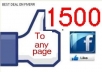 add 1500 Facebook fans and likes in 48 hours