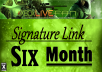 put your link in my PR2 forum signature for 6 month